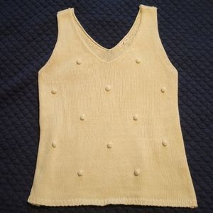 Sleeveless sweater